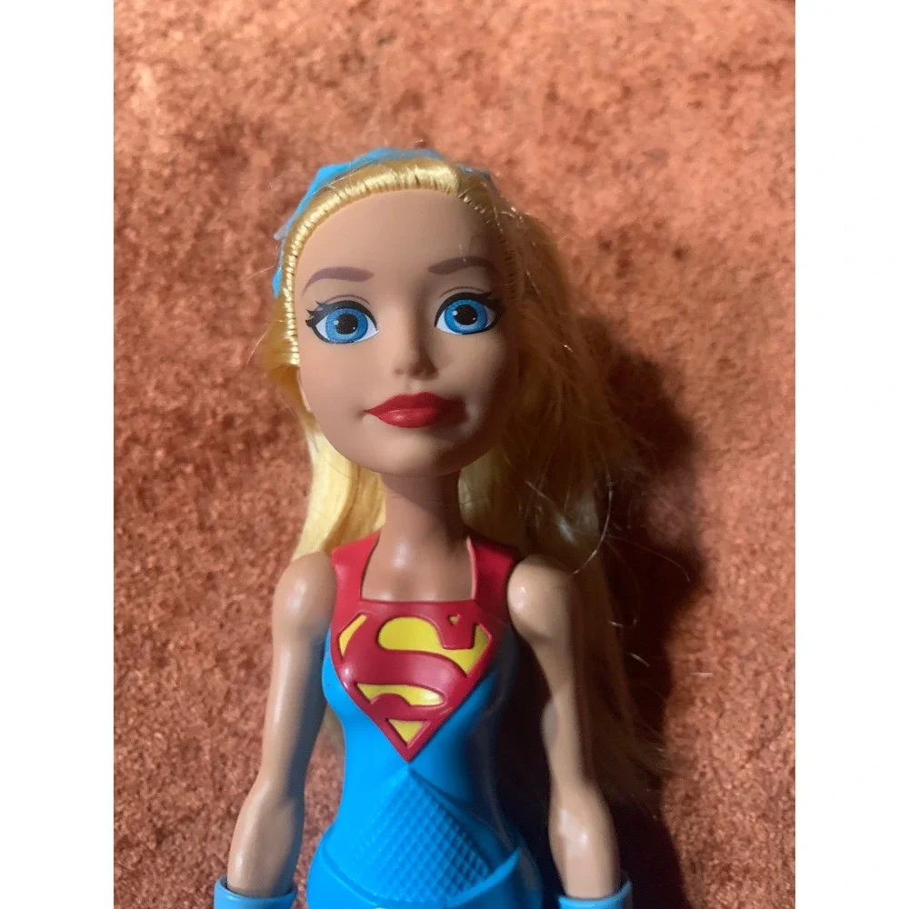 Mattel DC Super Hero Girls Supergirl 12 inch Action Doll 2015 Blonde Blue Red